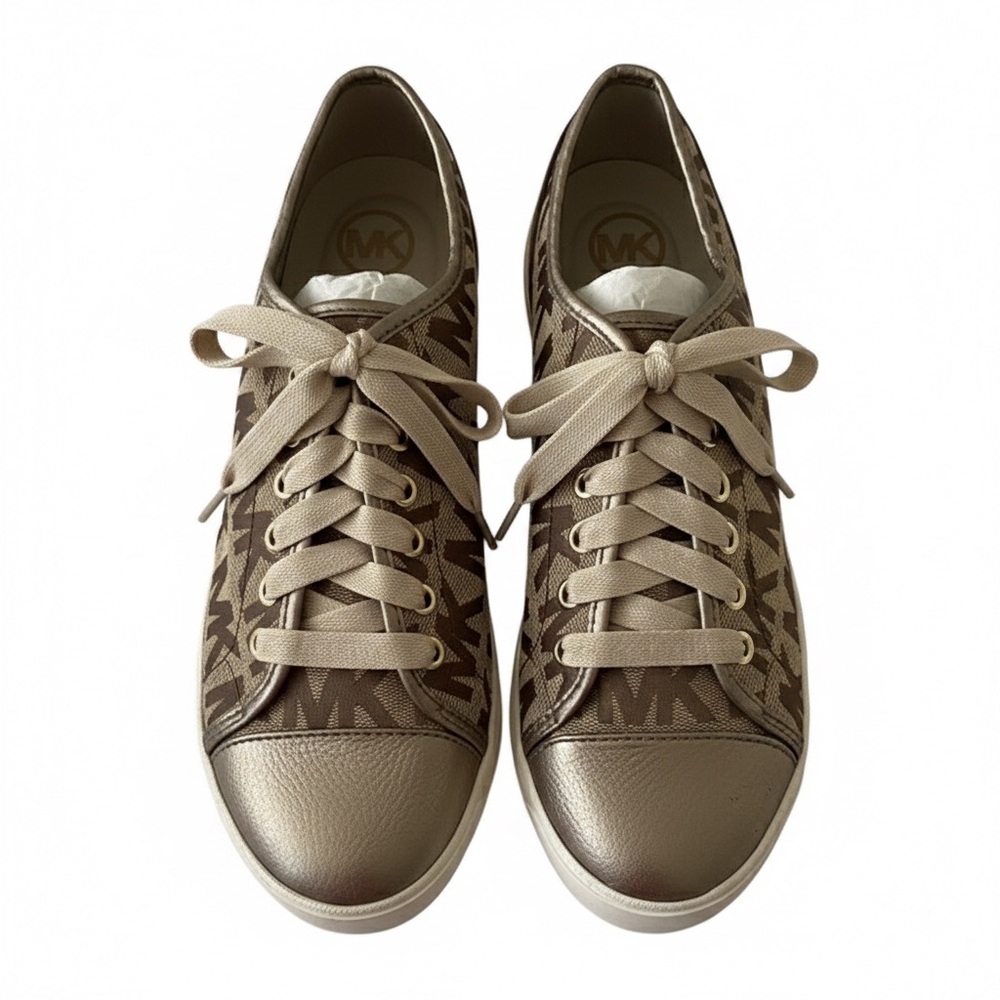 Michael Kors MK City Sneaker Monogram Jacquard Size 8.5
